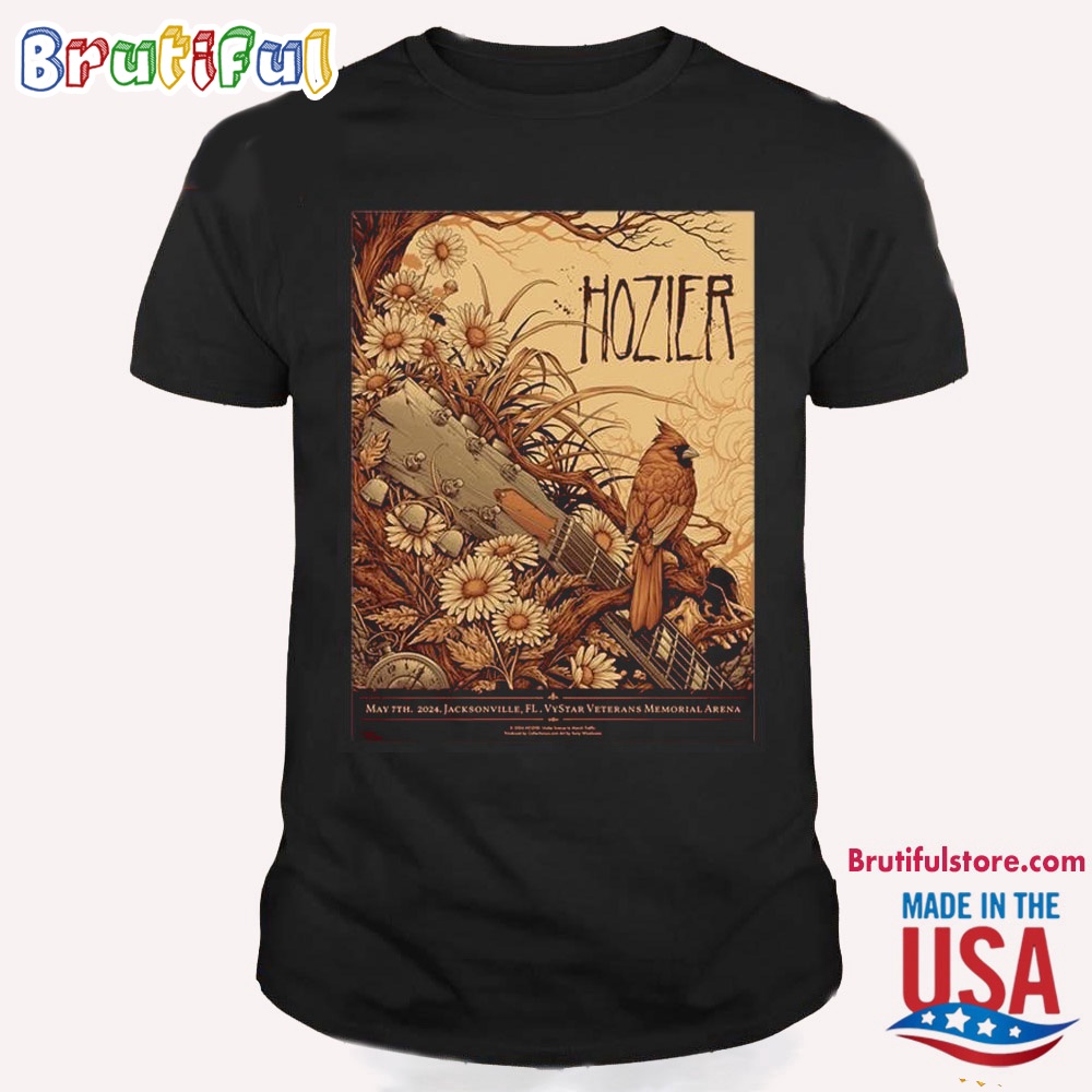 Hozier May 2024 Jacksonville Fl Vystar Veterans Memorial Arena T Shirt