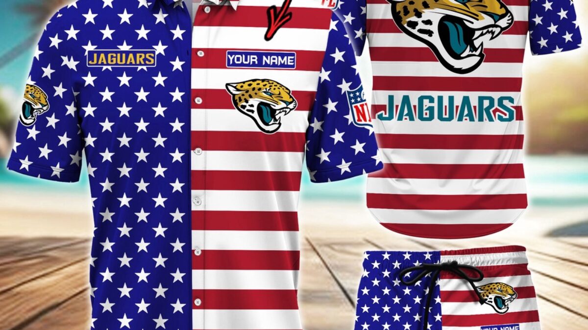 Jacksonville Jaguars American Flag Hawaii Shirt, NFL Sport