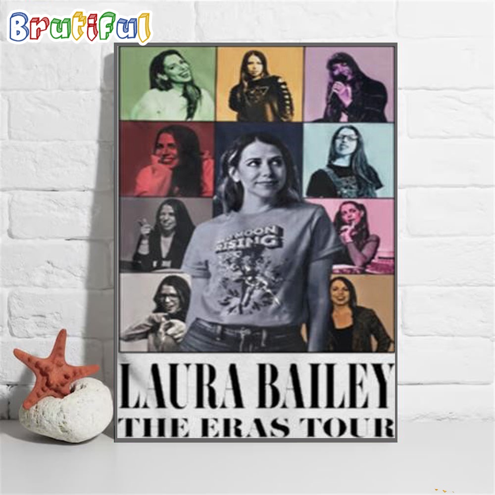 Laura Bailey The Eras Tour 2024 Wall Art Poster Canvas Laura Bailey Voice Actor Poster Canvas