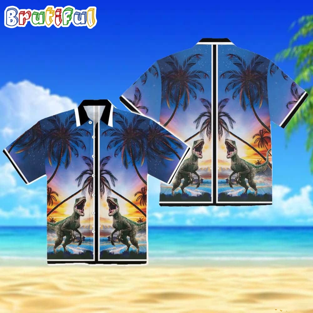 Luke Bryan Dinosaur Hawaiian Shirt Luke Bryan Music 2024 Hawaiian Shirt