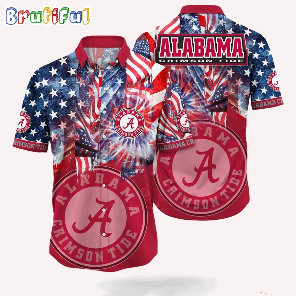 NCAA Alabama Crimson Tide 4th Of July Happy Independence Day Hawaii Shirt