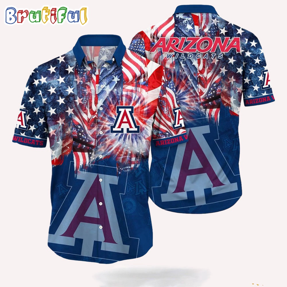 NCAA Arizona Wildcats 4th Of July Happy Independence Day Hawaii Shirt