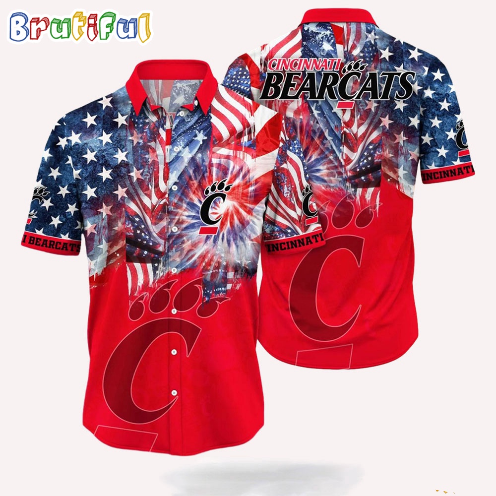 NCAA Cincinnati Bearcats 4th Of July Happy Independence Day Hawaii Shirt