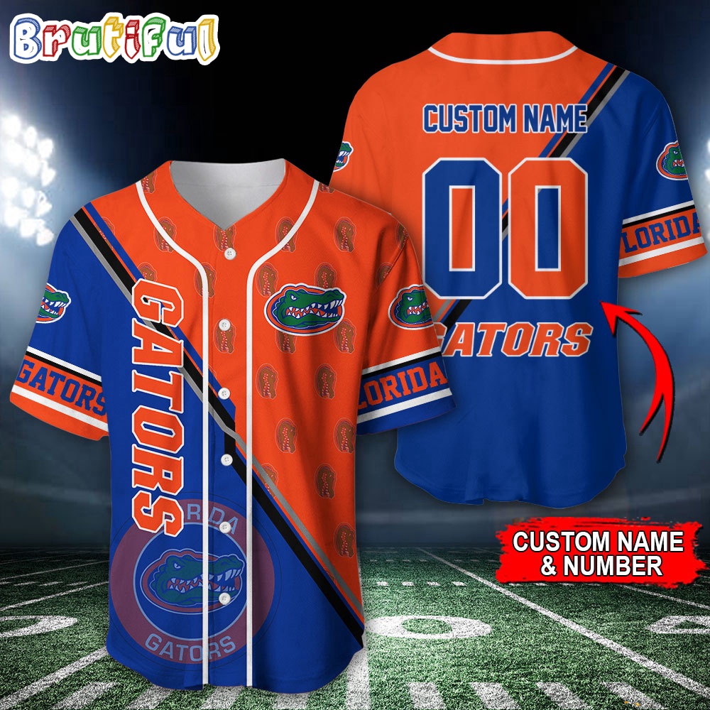 NCAA Florida Gators Baseball Jersey Custom Sport Jersey Shirt
