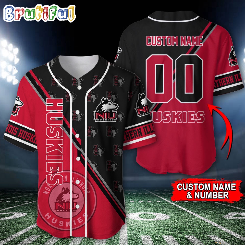 NCAA Northern Illinois Huskies Baseball Jersey Custom Sport Jersey Shirt