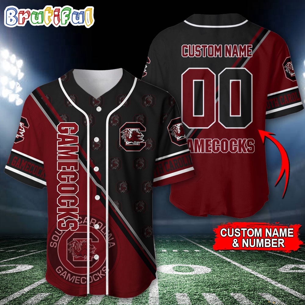 NCAA South Carolina Gamecocks Baseball Jersey Custom Sport Jersey Shirt