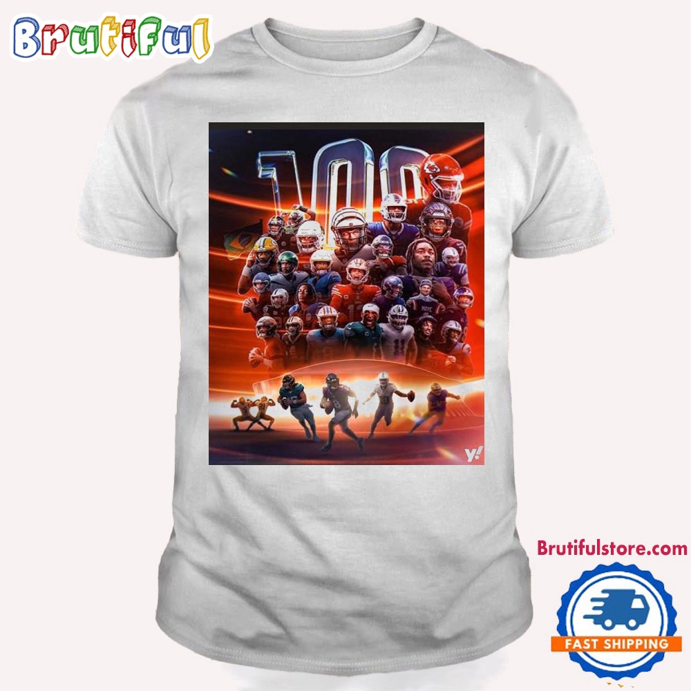 NFL 2024 Season Kicks Off In 100 Days T Shirt