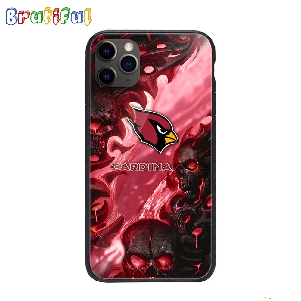 NFL Arizona Cardinals Special Logo Skull Design Phone Case