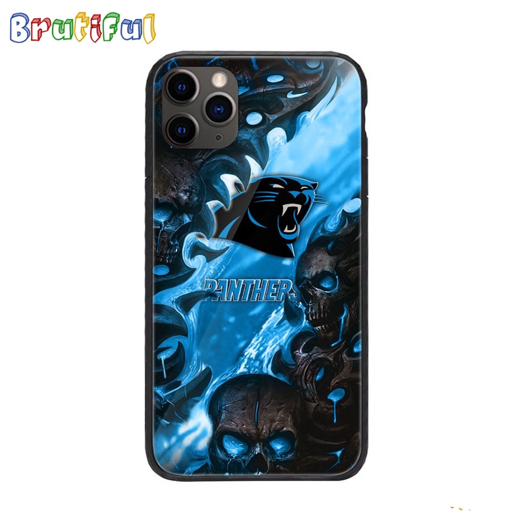 NFL Carolina Panthers Special Logo Skull Design Phone Case