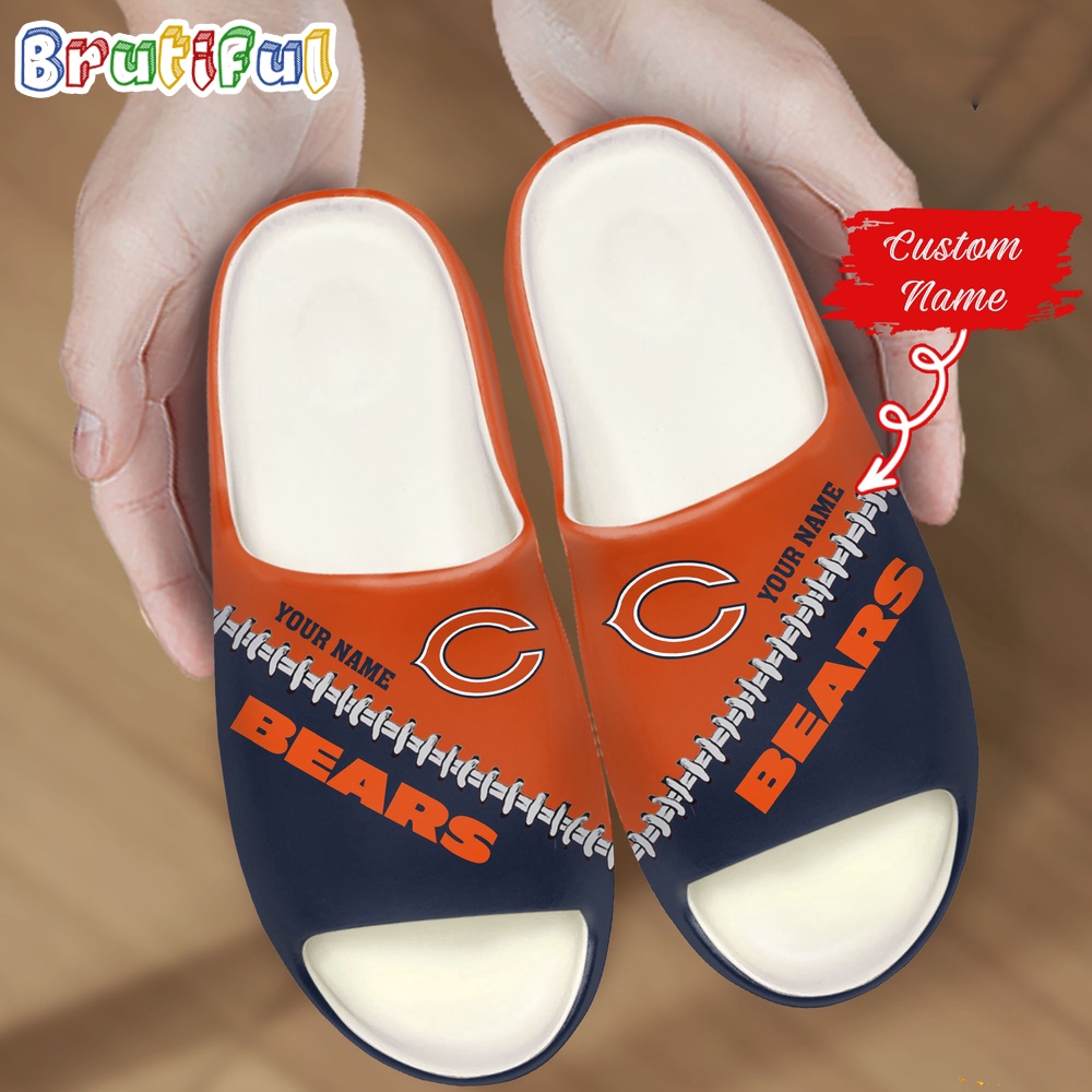NFL Chicago Bears Slippers Football Comfortable Slippers