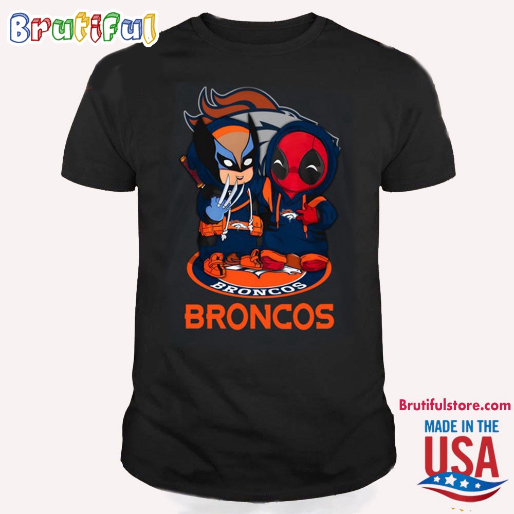 NFL Denver Broncos Deadpool T Shirt Football Deadpool Shirt