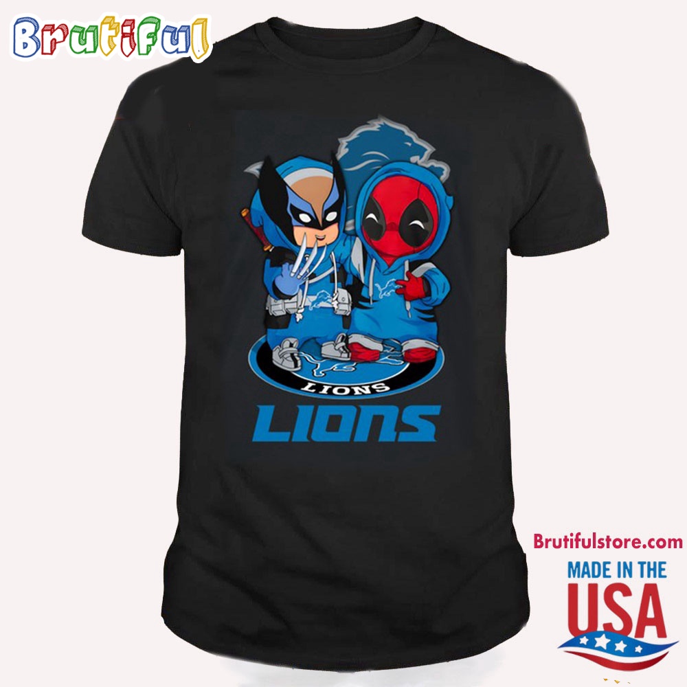 NFL Detroit Lions Deadpool T Shirt Football Deadpool Shirt