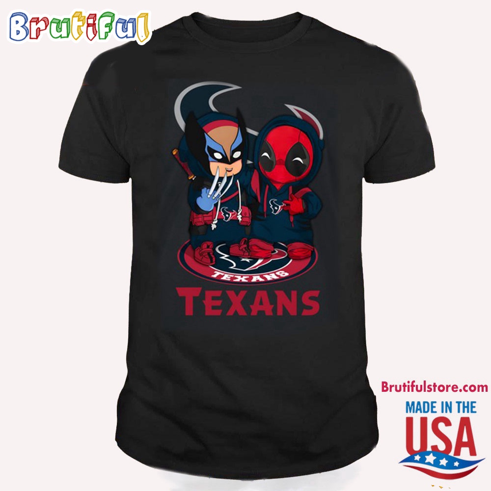 NFL Houston Texans Deadpool T Shirt Football Deadpool Shirt