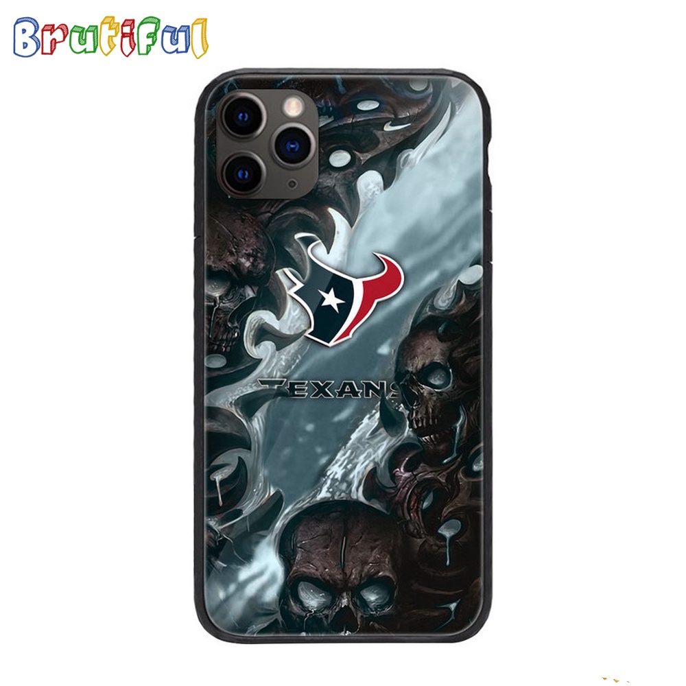 NFL Houston Texans Special Logo Skull Design Phone Case