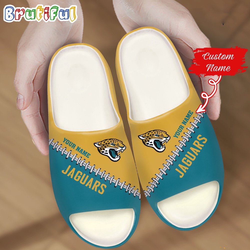 NFL Jacksonville Jaguars Slippers Football Comfortable Slippers