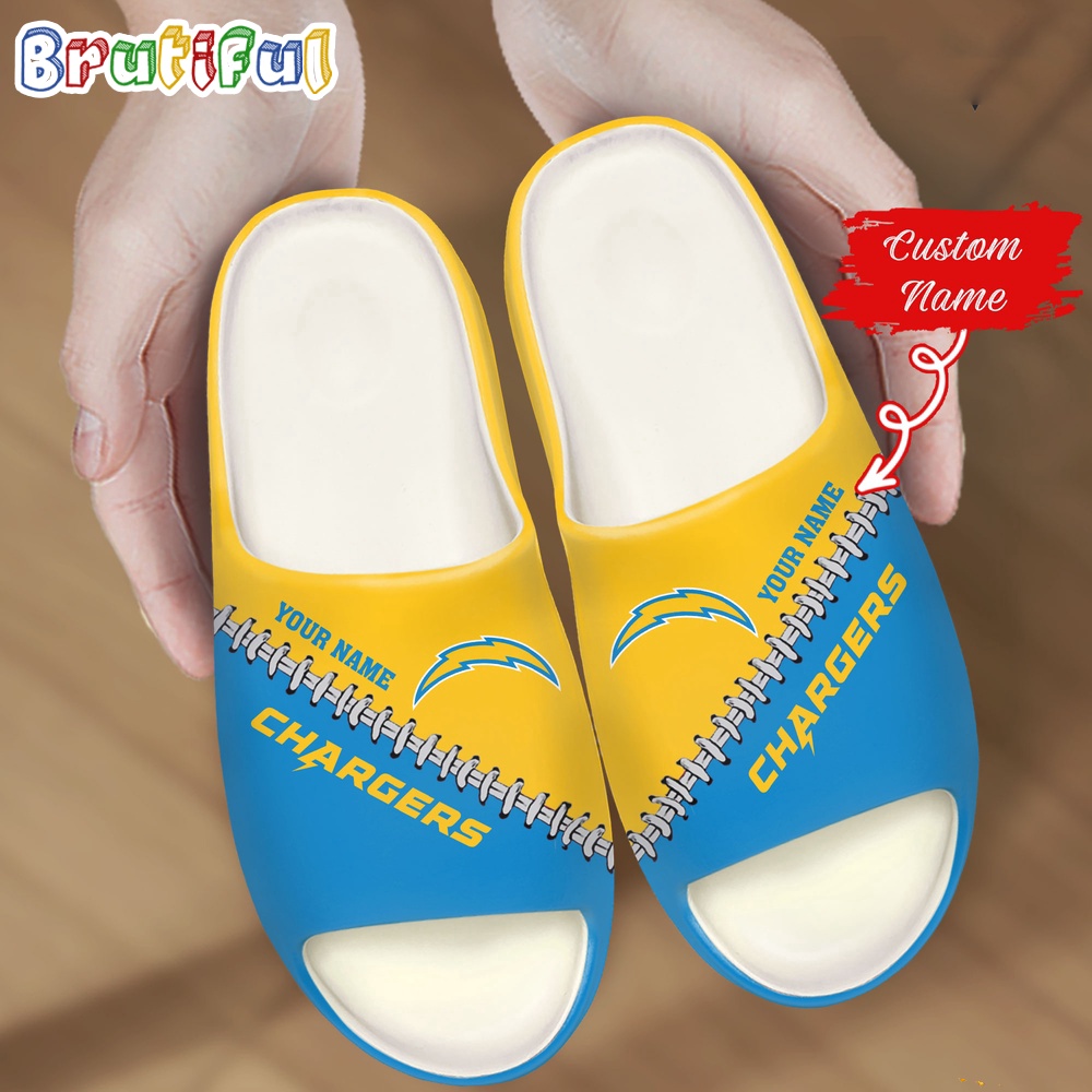 NFL Los Angeles Chargers Slippers Football Comfortable Slippers