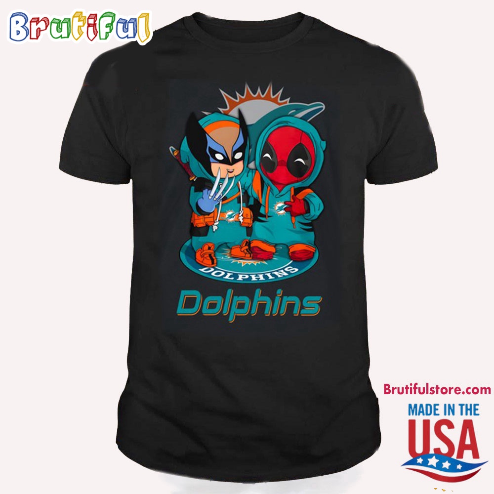 NFL Miami Dolphins Deadpool T Shirt Football Deadpool Shirt