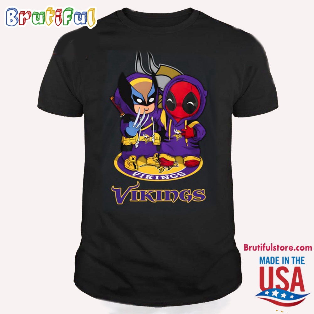 NFL Minnesota Vikings Deadpool T Shirt Football Deadpool Shirt