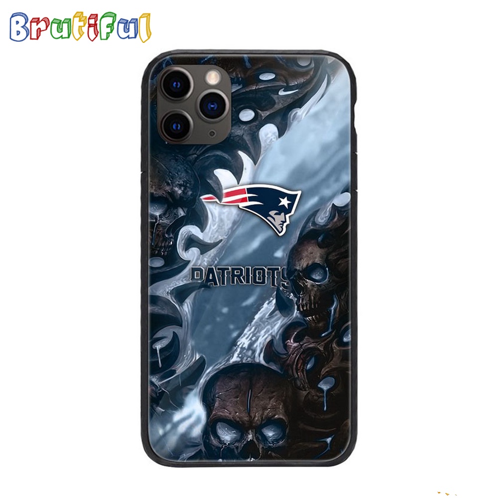 NFL New England Patriots Special Logo Skull Design Phone Case