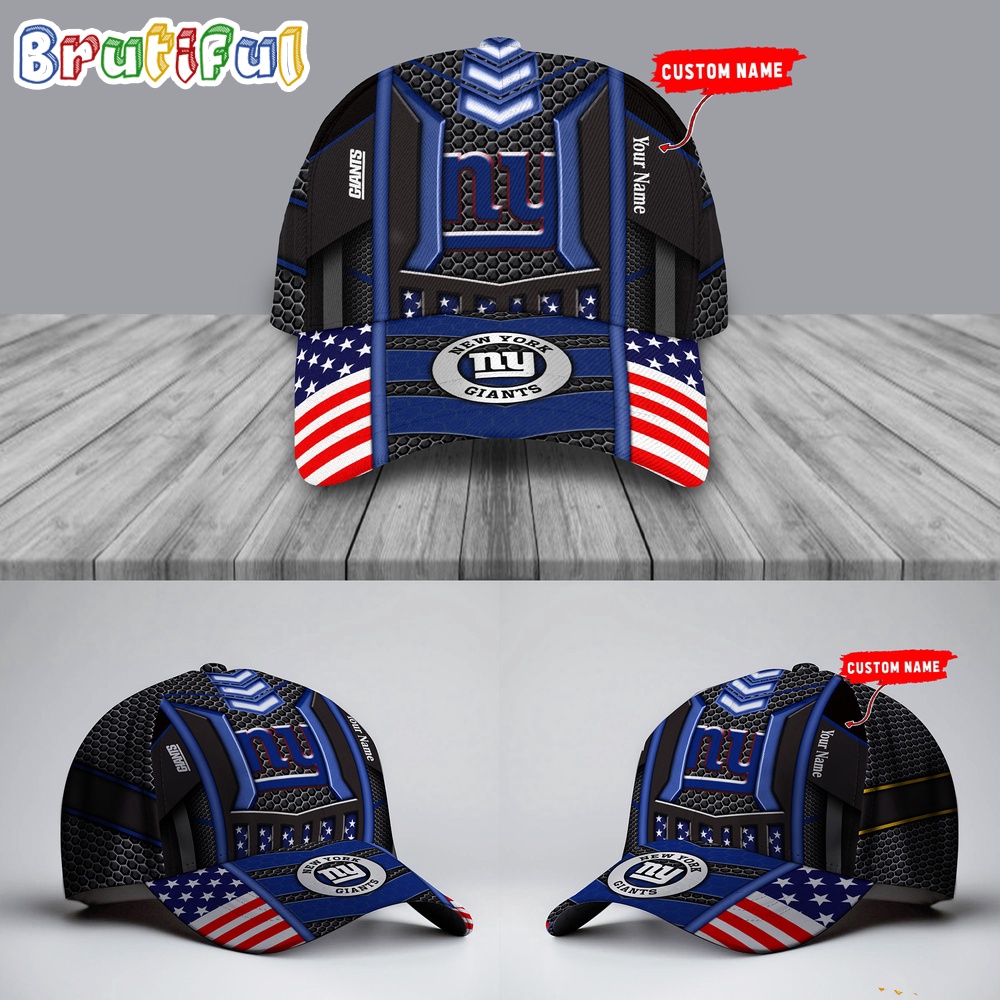 NFL New York Giants America Flag Cap America Flag Football Cap