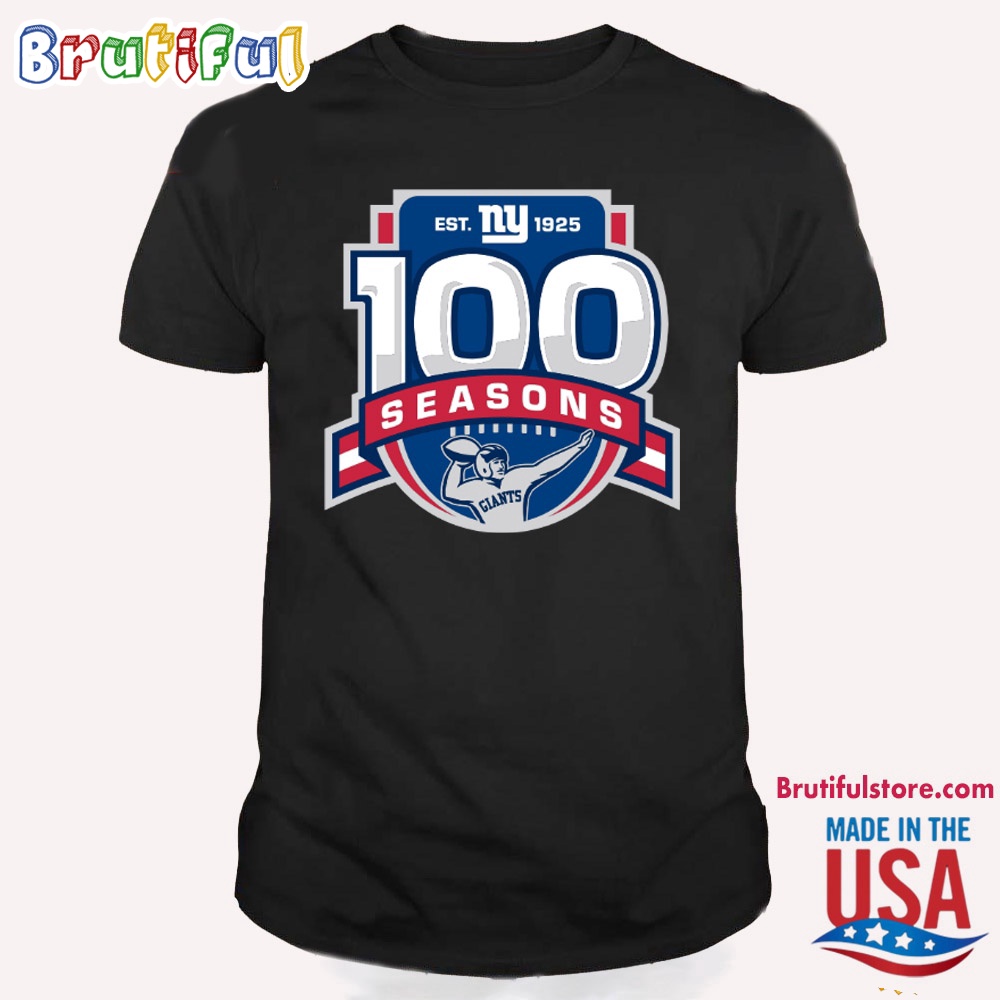 NFL New York Giants Starter 100th Season Prime Time T Shirt