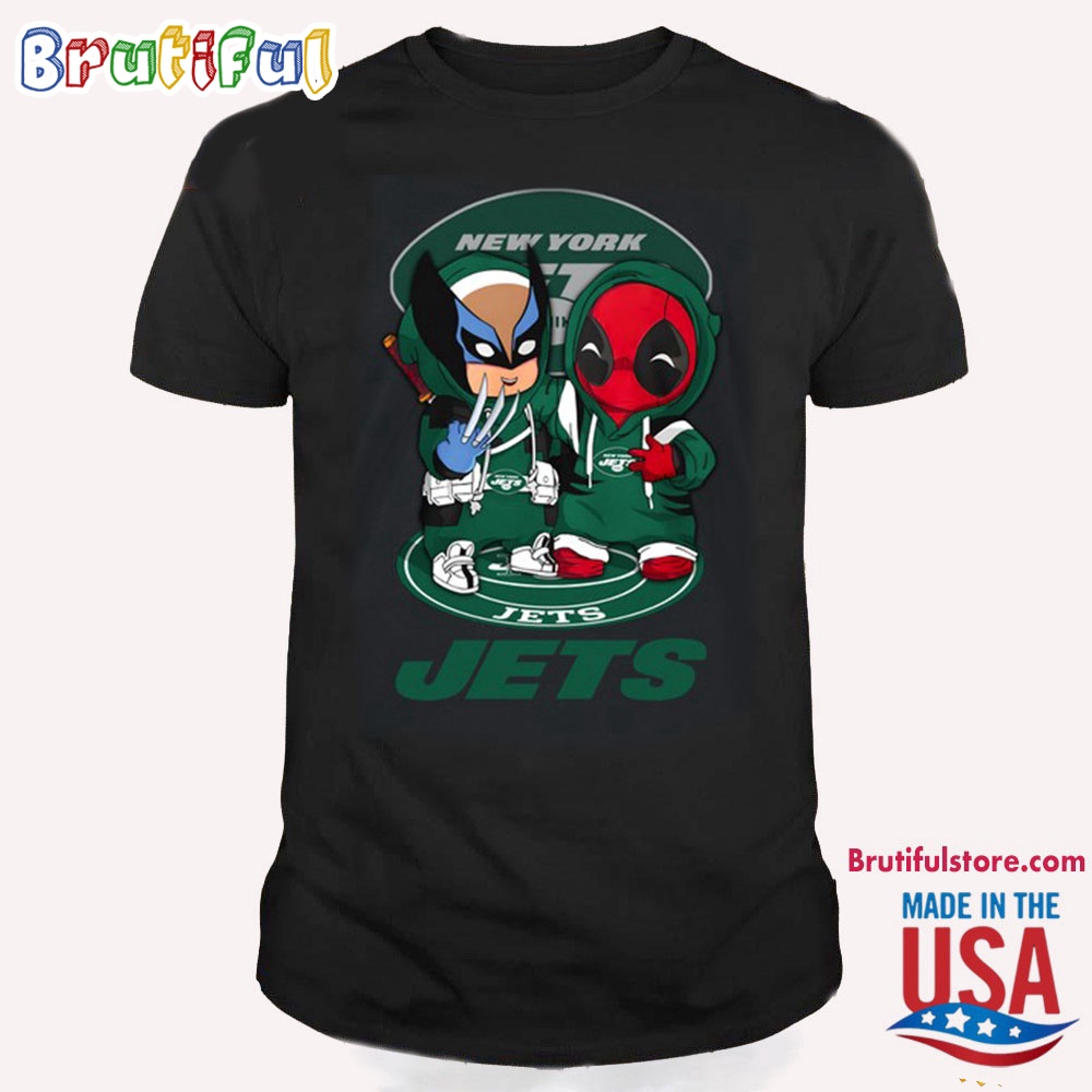 NFL New York Jets Deadpool T Shirt Football Deadpool Shirt