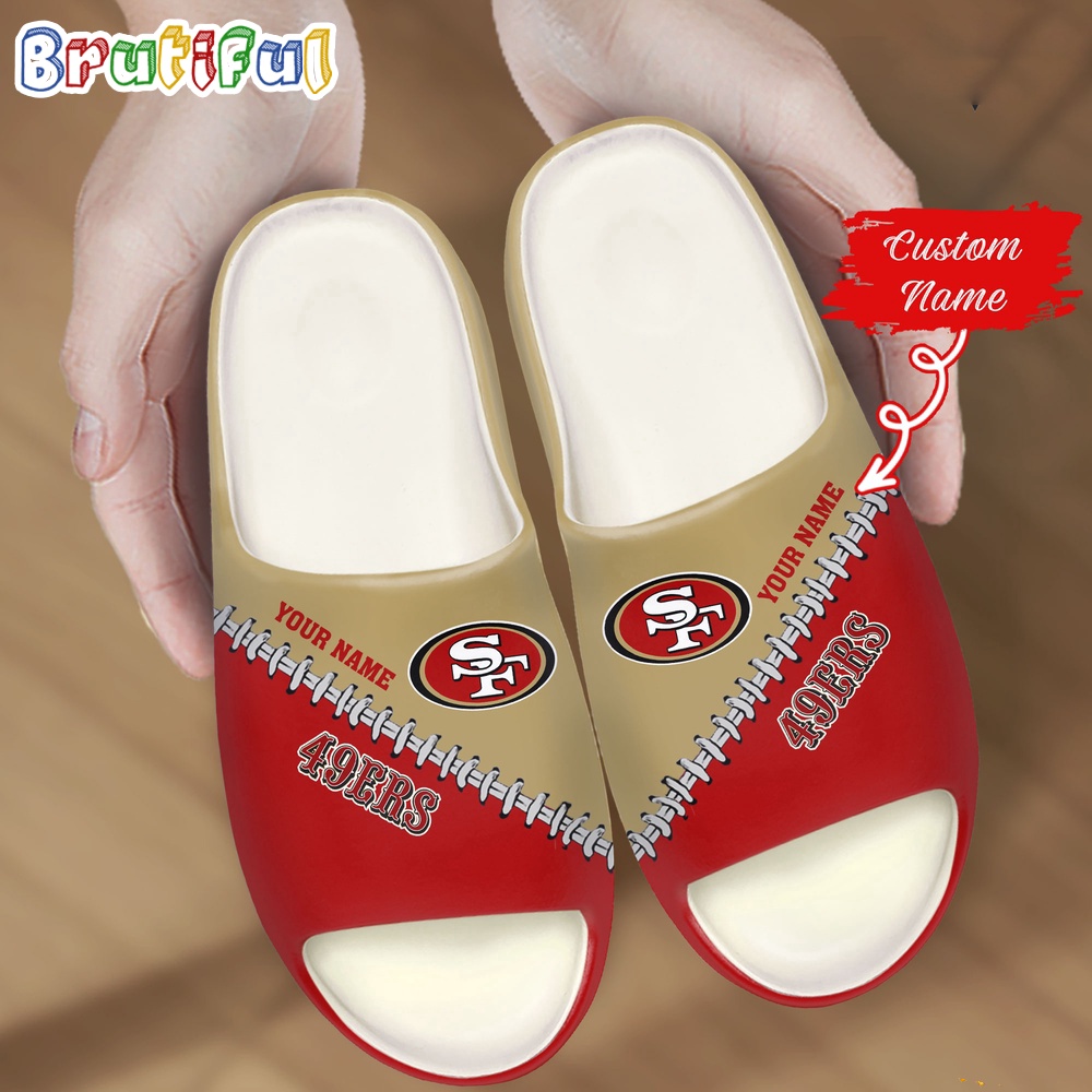 NFL San Francisco 49ers Slippers Football Comfortable Slippers