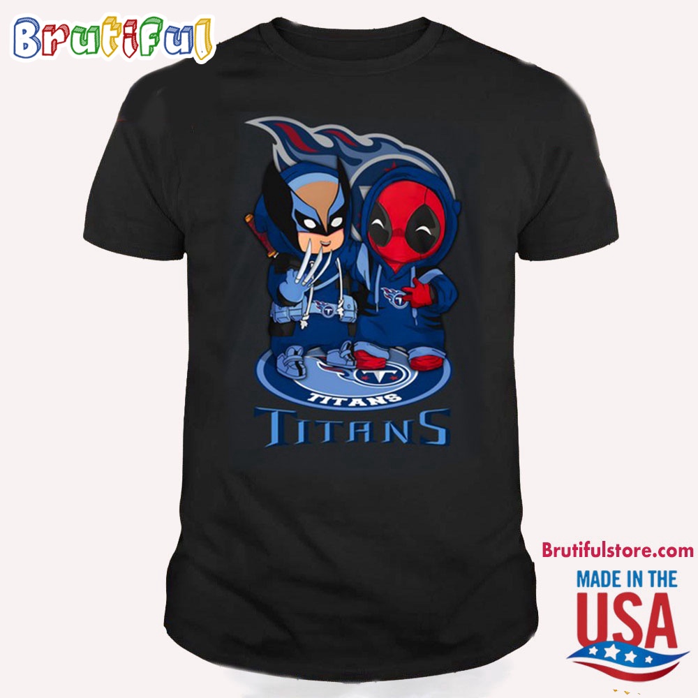NFL Tennessee Titans Deadpool T Shirt Football Deadpool Shirt