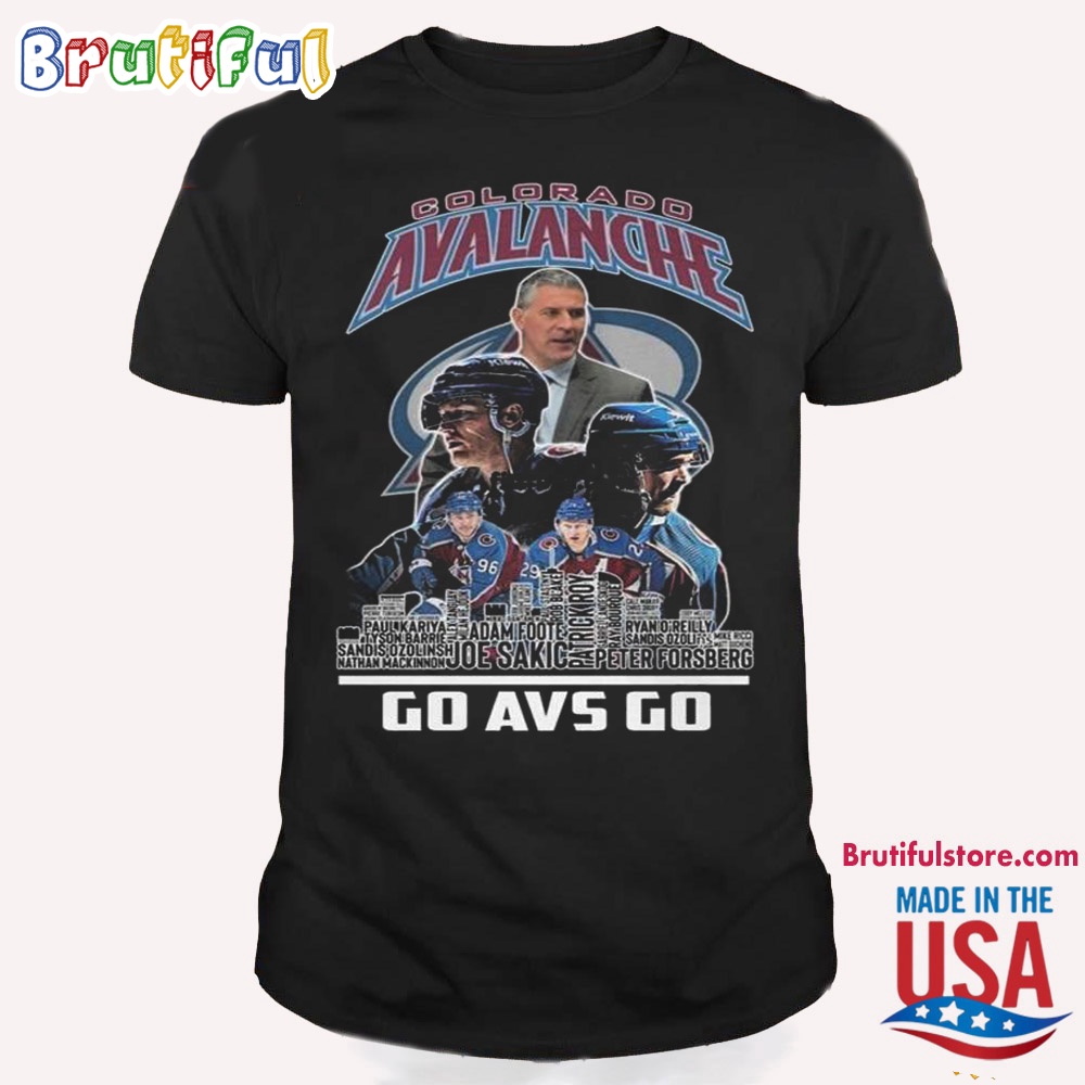 NHL Colorado Avalanche Ice Hockey Go Avs Go 2024 T Shirt