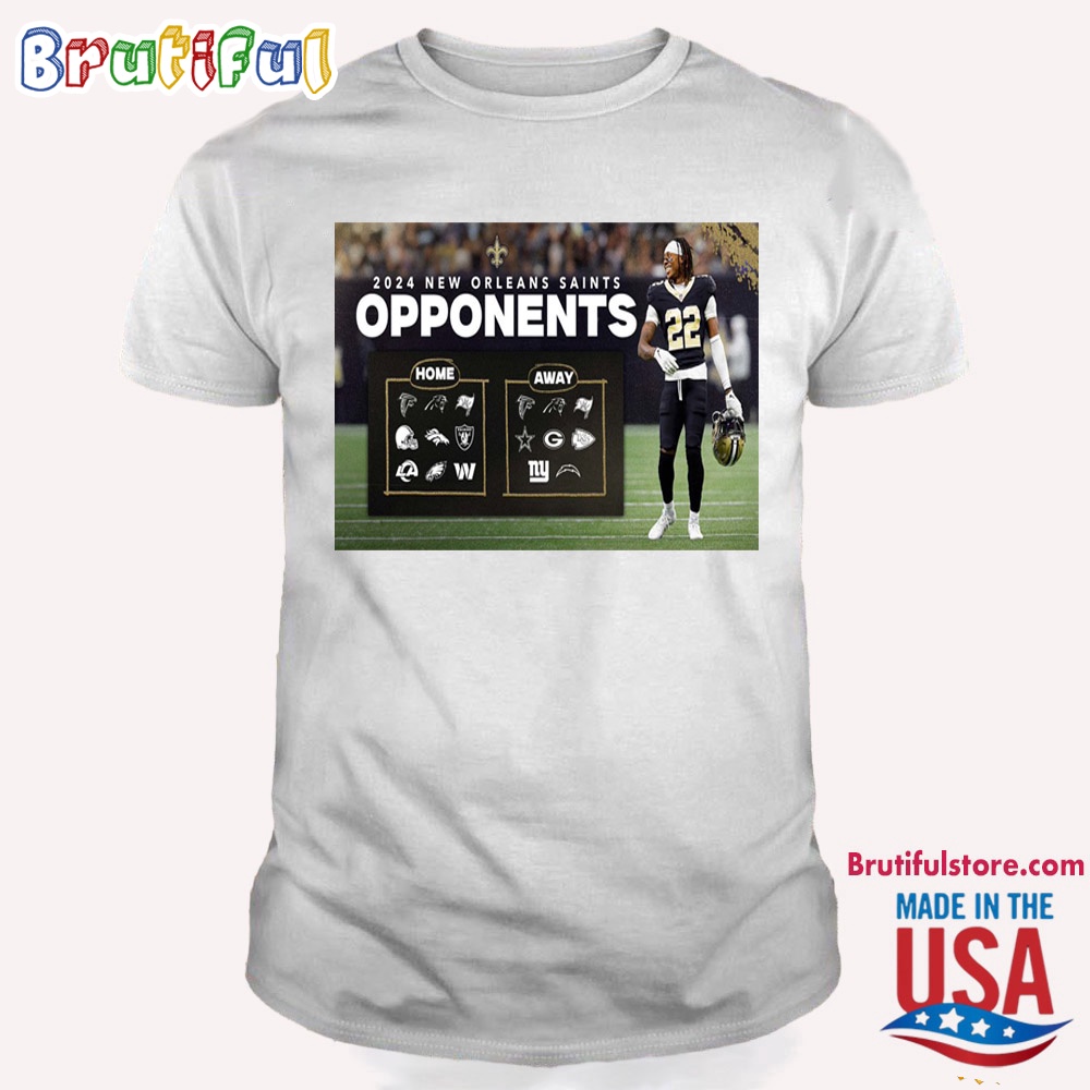 New Orleans Saints 2024 NFL Season Schedule T Shirt