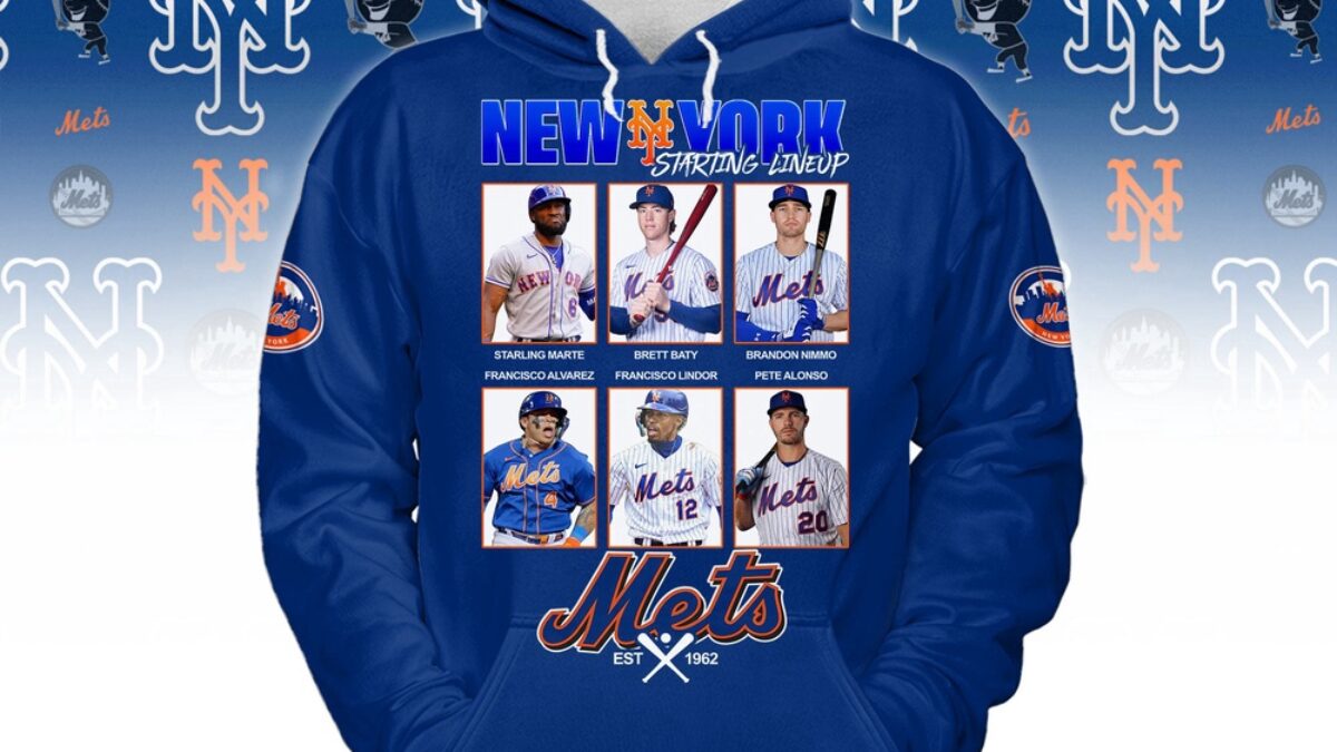 New York Mets Starting Lineup Est 1962 3D Hoodie