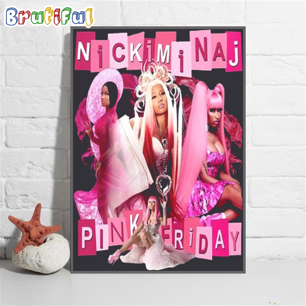 Nicki Minaj Pink Friday 2 World Tour North America Second Leg 2024 Poster Canvas Art