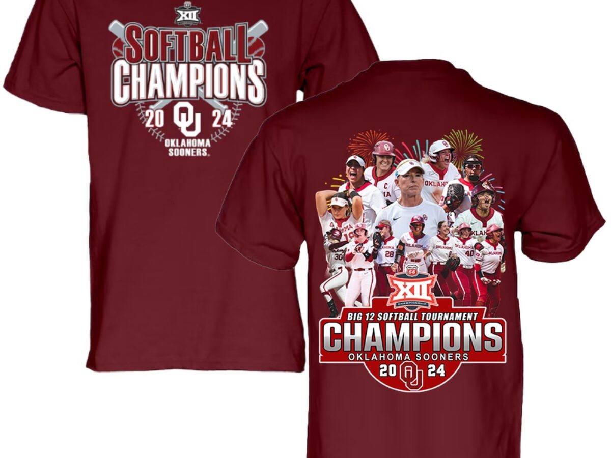 Oklahoma Sooners Women's Big 12 Softball Tournament Champions 2024