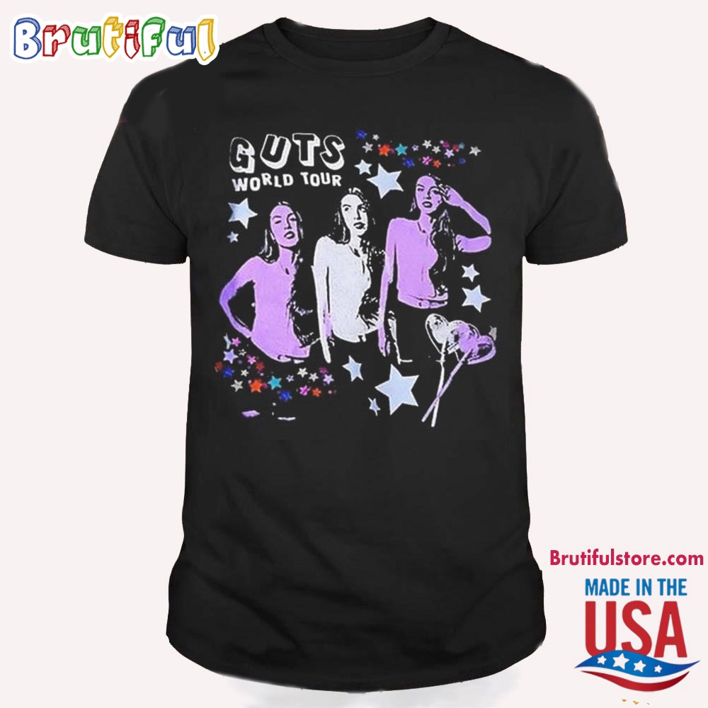 Olivia Rodrigo Guts World Tour 2024 T Shirt