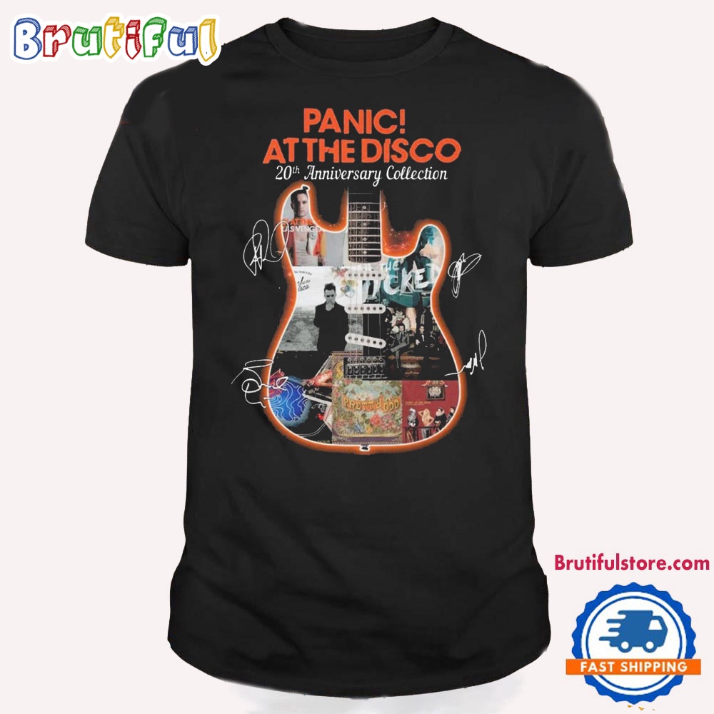 Panic At The Disco 20th Anniversary Collection Signatures T Shirt