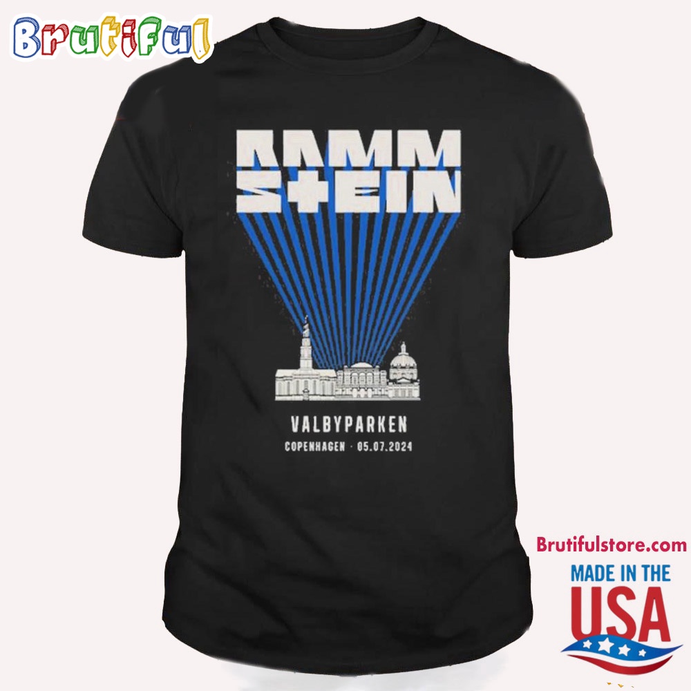 Rammstein Valbyparken Copenhagen May 7 2024 Tour T Shirt