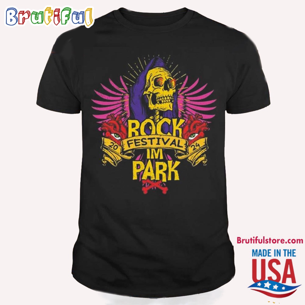 Rock Festival Im Park Skull 2024 T Shirt