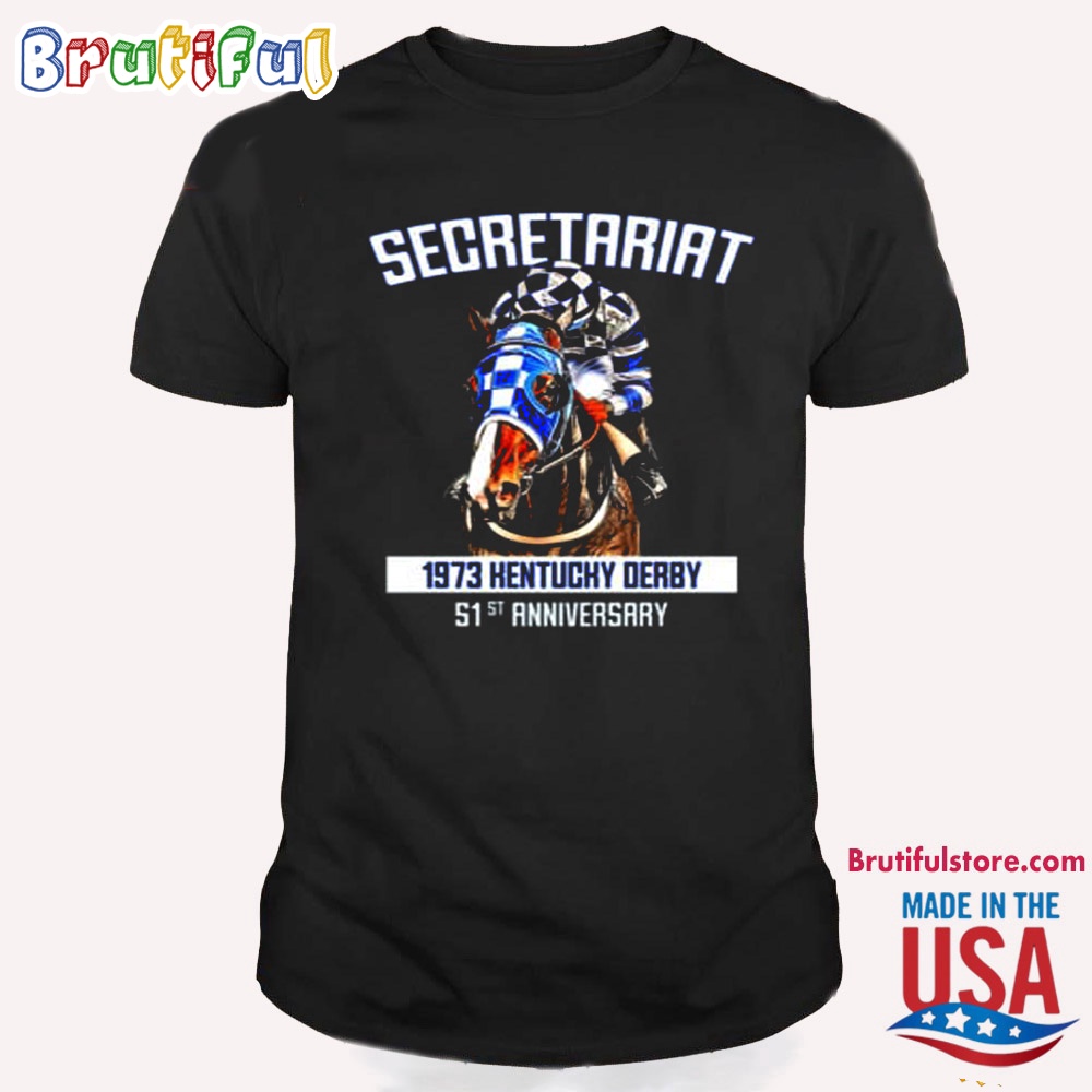 Secretariat 1973 Kentucky Derby 51st Anniversary T Shirt
