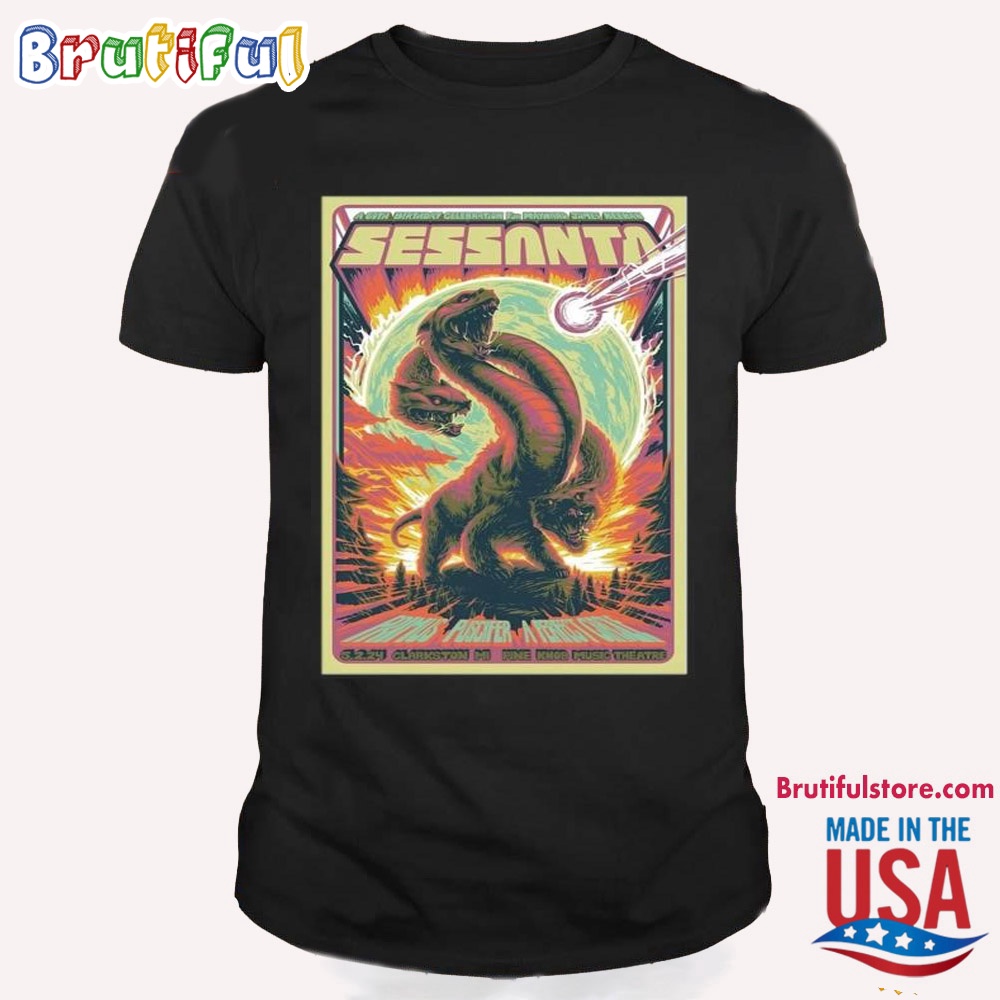 Sessanta Pine Knob Music Theatre Clarkston Mi May 2024 T Shirt