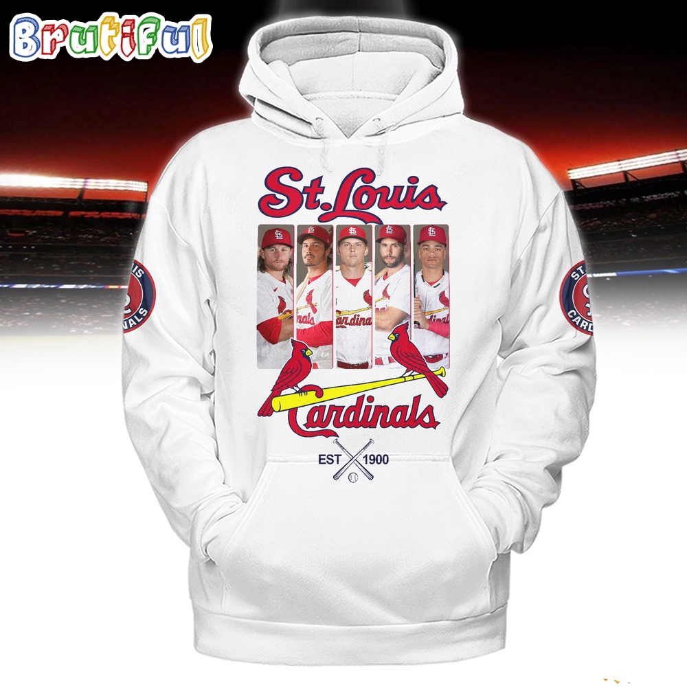 StLouis Cardinals Starting Lineup Est 1900 Hoodie