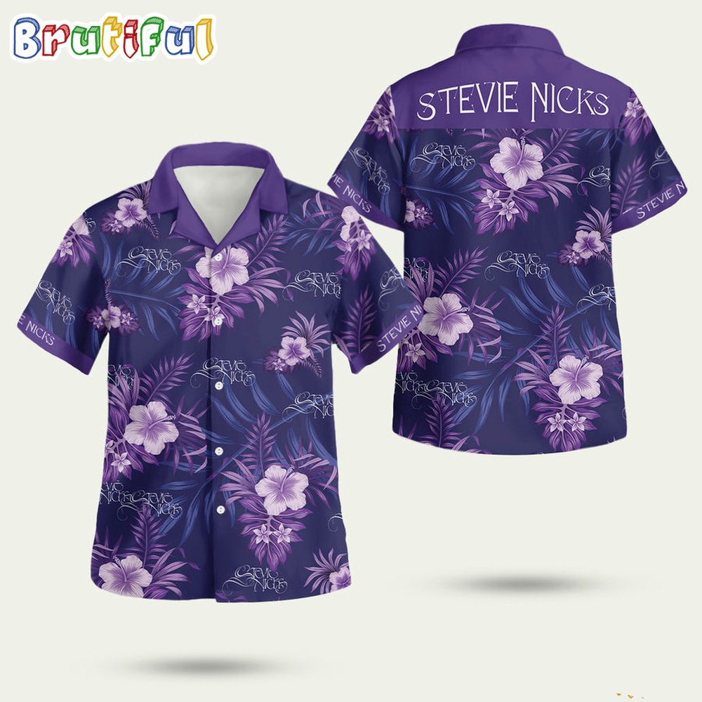 Stevie Nicks Floral Trending Summer Hawaiian Shirt