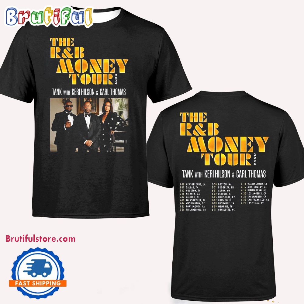 Tank with Keri Hilson and Carl Thomas The RB Money Tour 2024 T Shirt