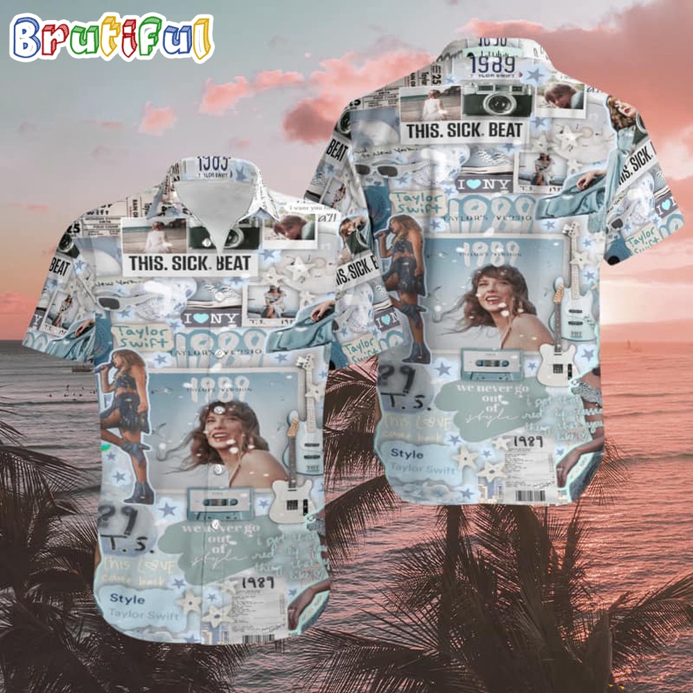 Taylor Swift 1989 Taylor Version Aesthetic 2024 Summer Hawaiian Shirt