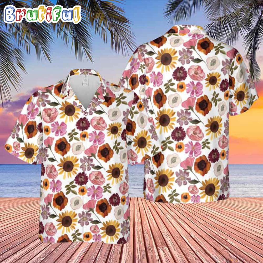 Taylor Swift Floral Grammy Dress 2024 Hawaiian Shirt