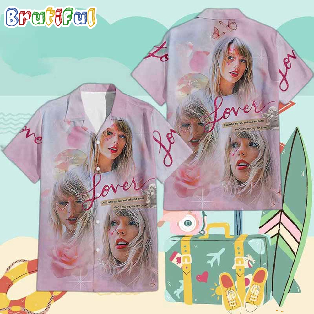 Taylor Swift Lover Album Pink Cute 2024 Hawaiian Shirt