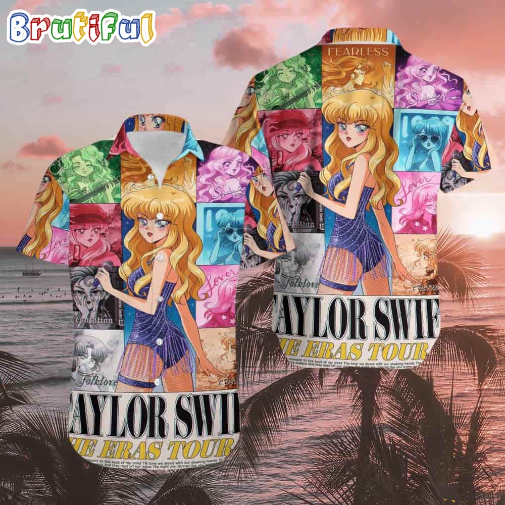 Taylor Swift The Eras Tour Hanavbara Version Cute Summer Music Hawaiian Shirt