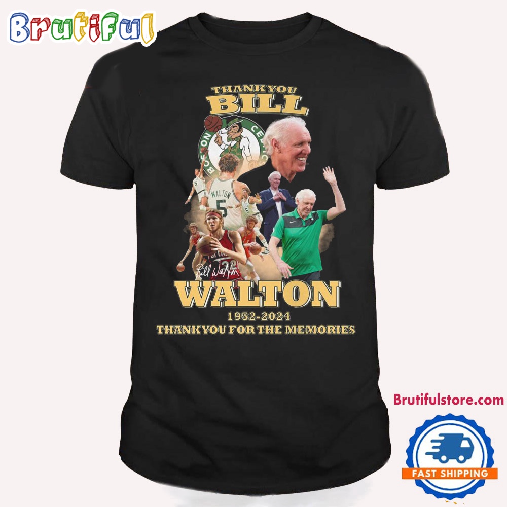 Thank You Bill Walton 1952 2024 Basketball T Shirt
