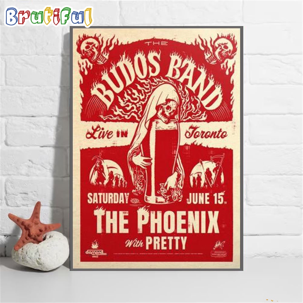 The Budos Band June 2024 Phoenix Concert Theatre Toronto Wall Art Poster Canvas