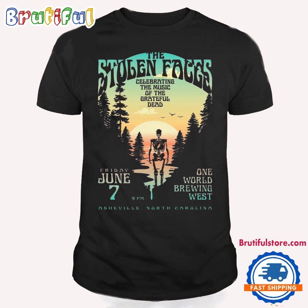 The Stolen Faces Celebrating The Music Of The Grateful Dead June 7 2024 T Shirt Grateful Dead Tour Shirt