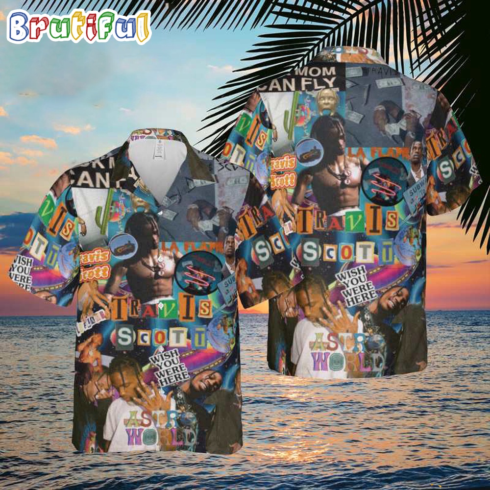Travis Scott Wish You Were Here Aesthetic Design Hawaiian Shirt